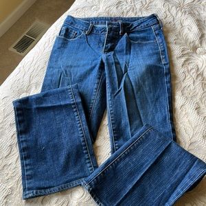 Size 2 Worn brand Jeans with boot cut